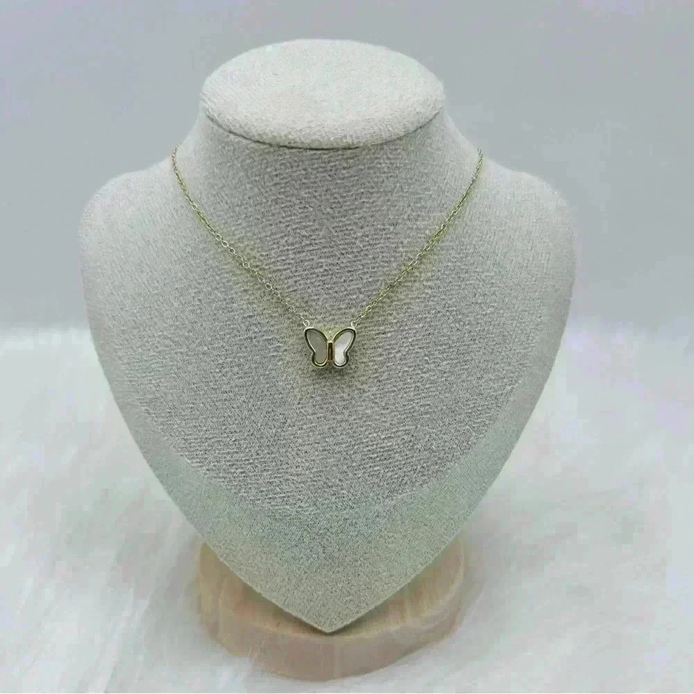 Simple Butterfly Pendant Necklace